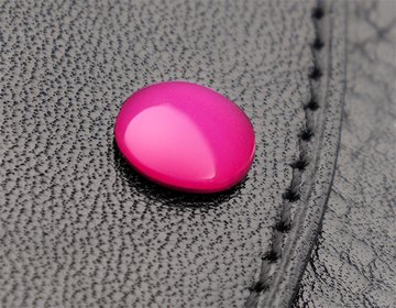 Garnitures en agate magenta